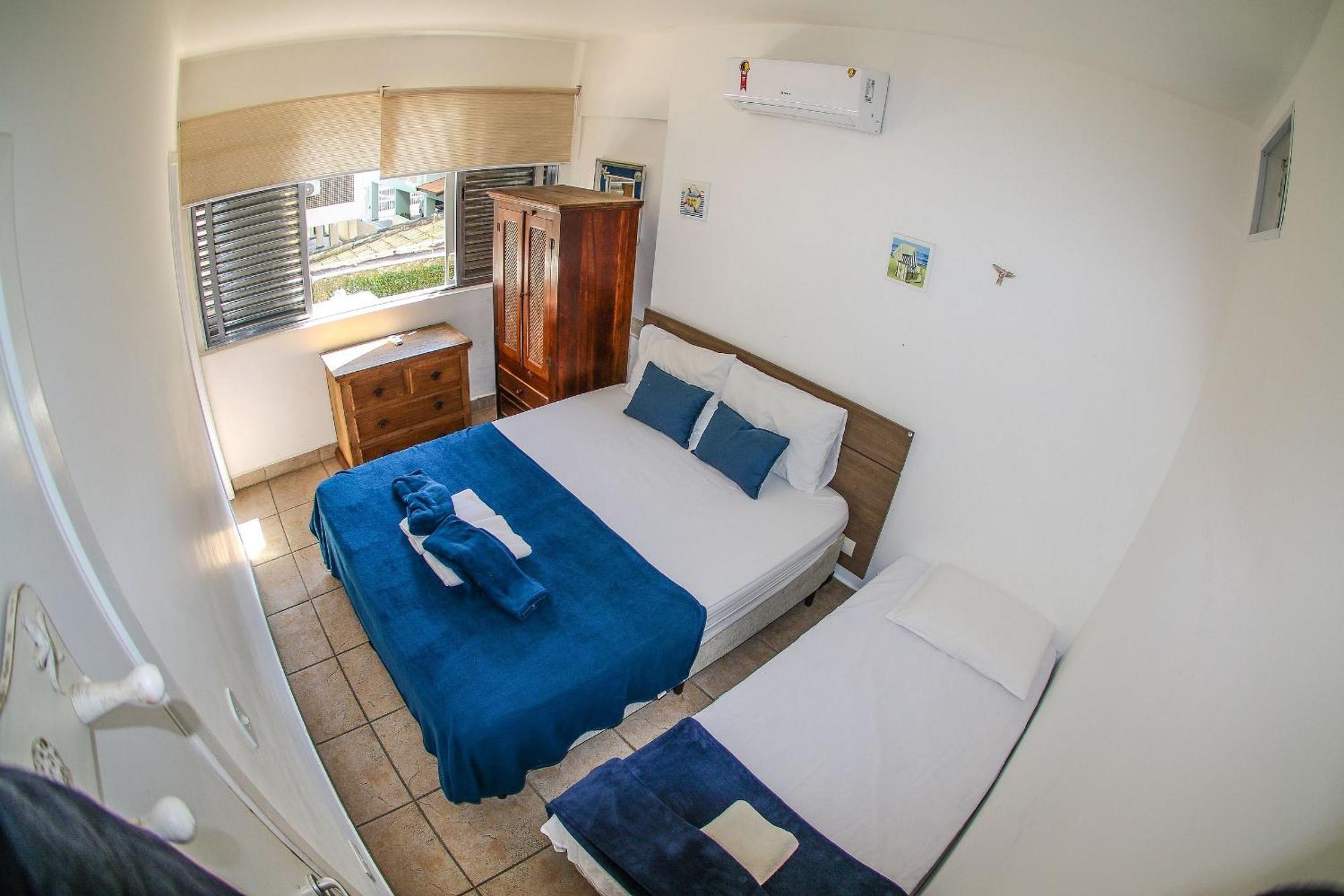 1E-Pe Na Areia Da Praia Do Tombo, 3 Quartos, Ar Cond, 2 Banheiros+Roupas De Cama Guaruja Bagian luar foto