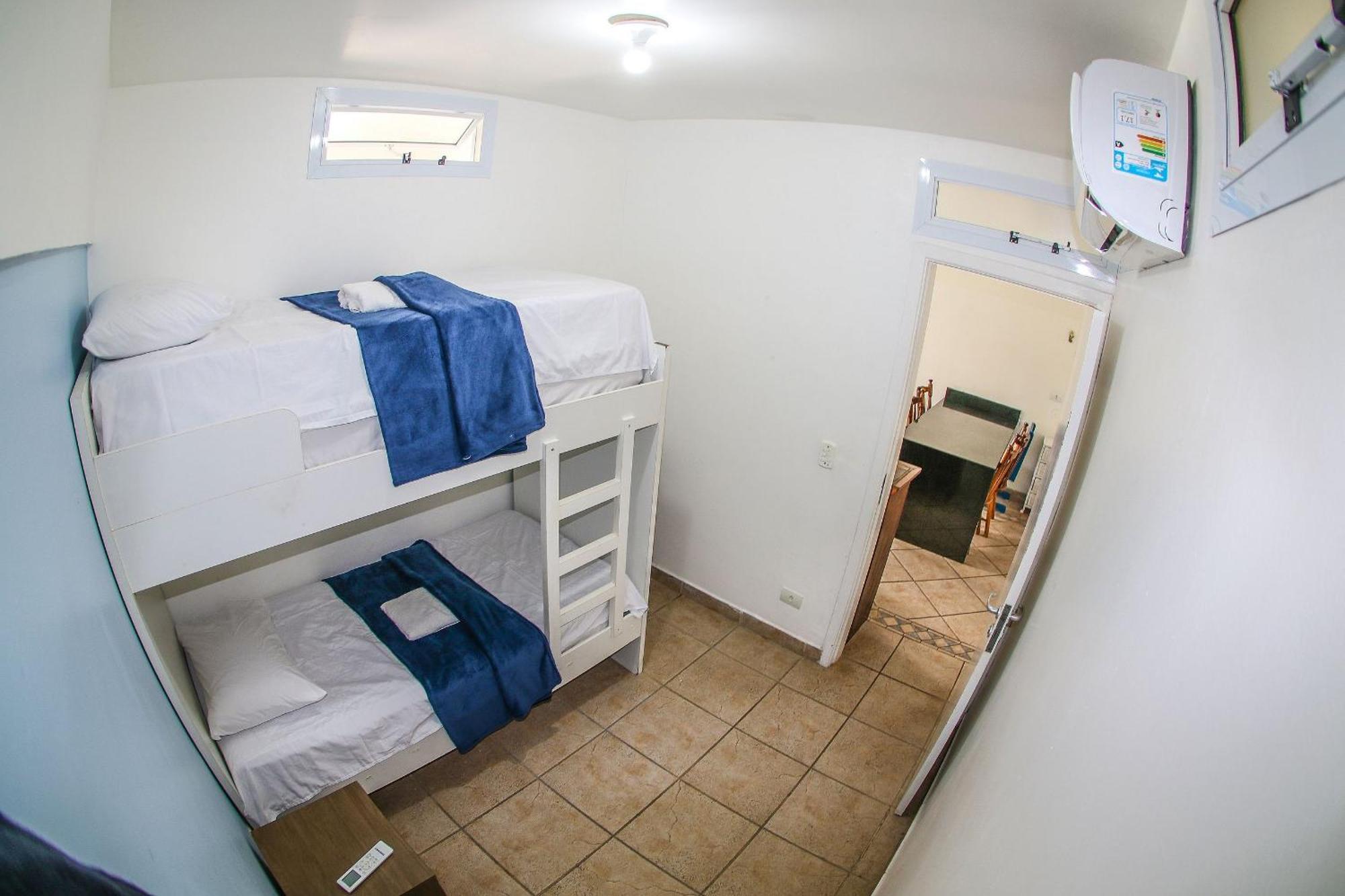 1E-Pe Na Areia Da Praia Do Tombo, 3 Quartos, Ar Cond, 2 Banheiros+Roupas De Cama Guaruja Bagian luar foto